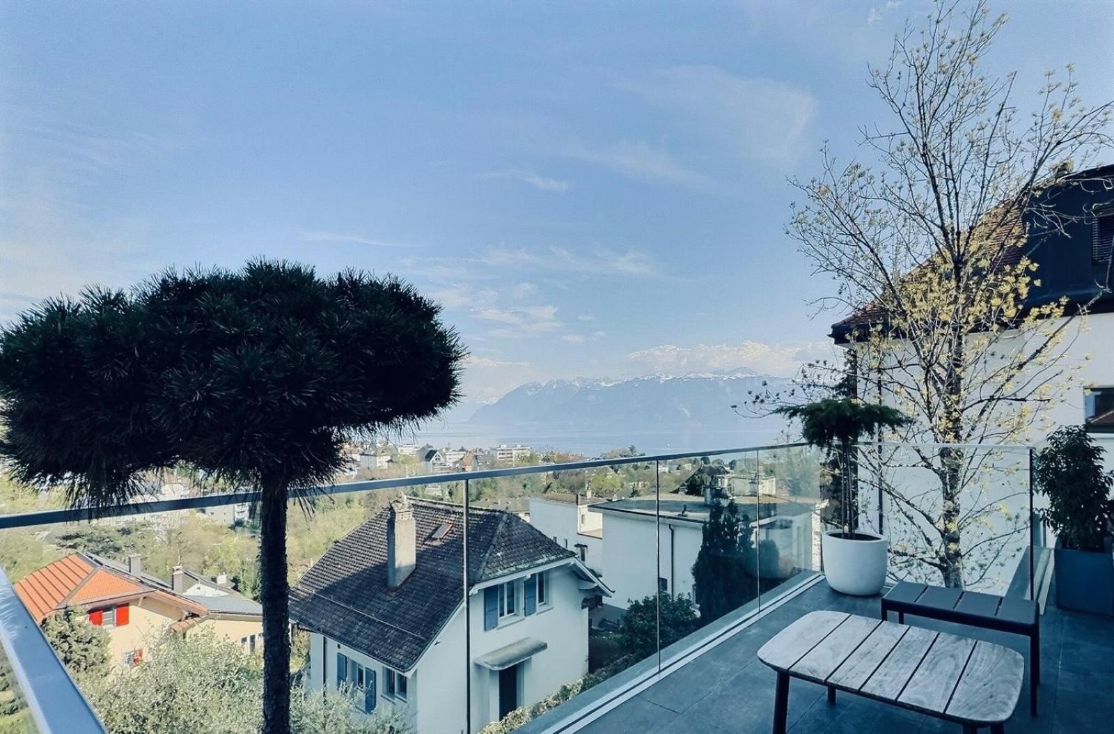 New Luxury Lake view Apartment - Lausanne Extérieur photo